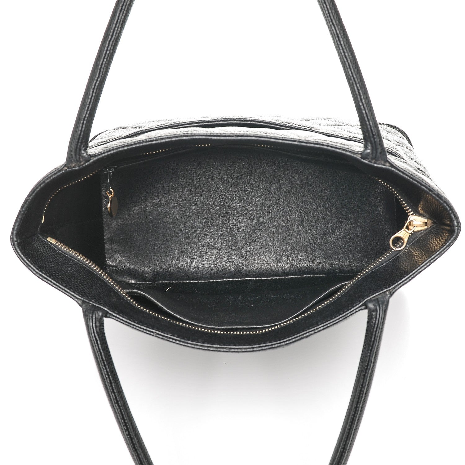 Chanel Caviar Quilted Medallion Tote Black 5 of 8