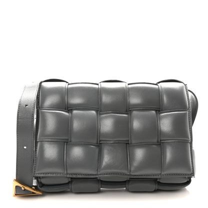 Bottega Veneta Nappa Maxi Intreccio Padded Cassette Crossbody Bag Thunder 1 of 9