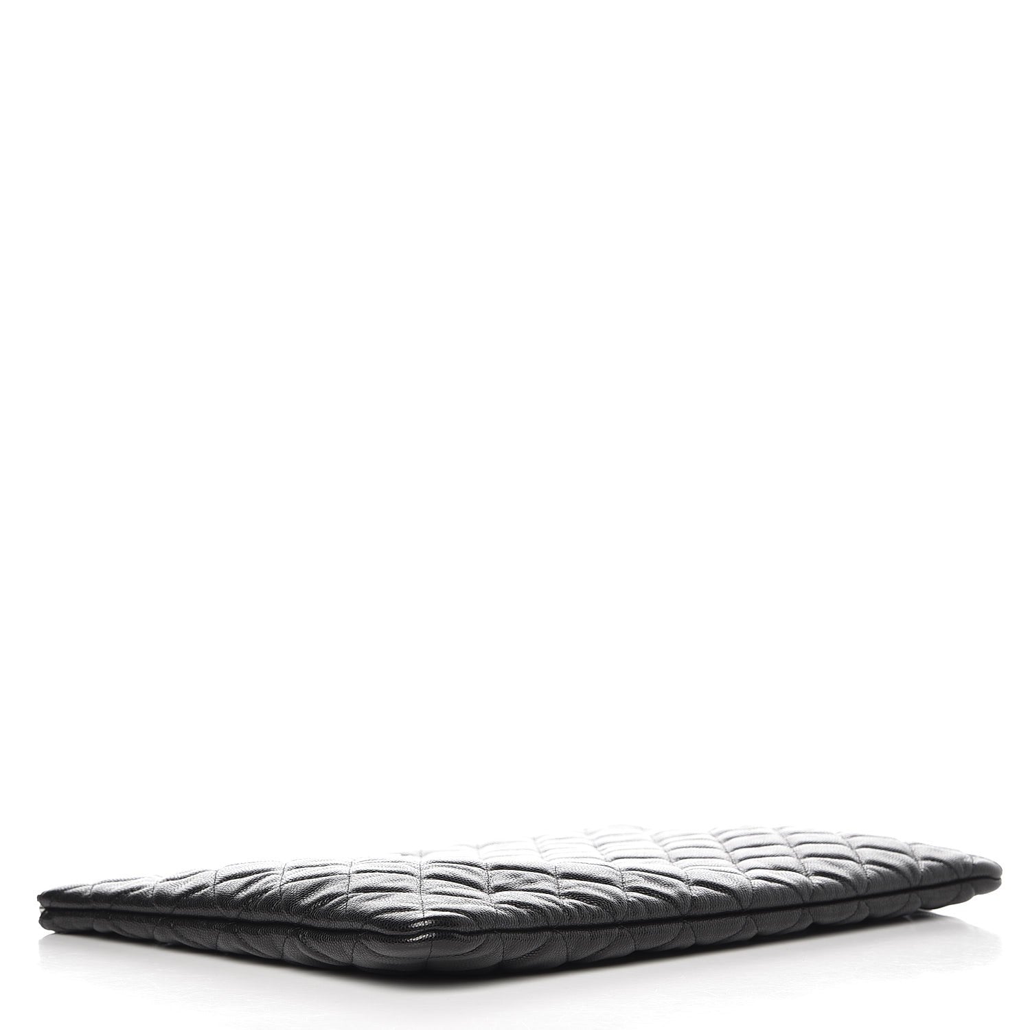 Chanel Caviar Quilted Large Cosmetic Case Black 4 of 6