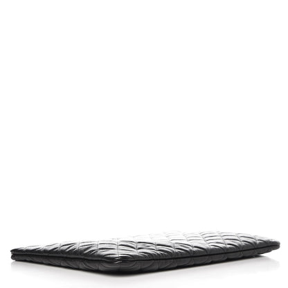 Chanel Caviar Quilted Large Cosmetic Case Black 4 of 6