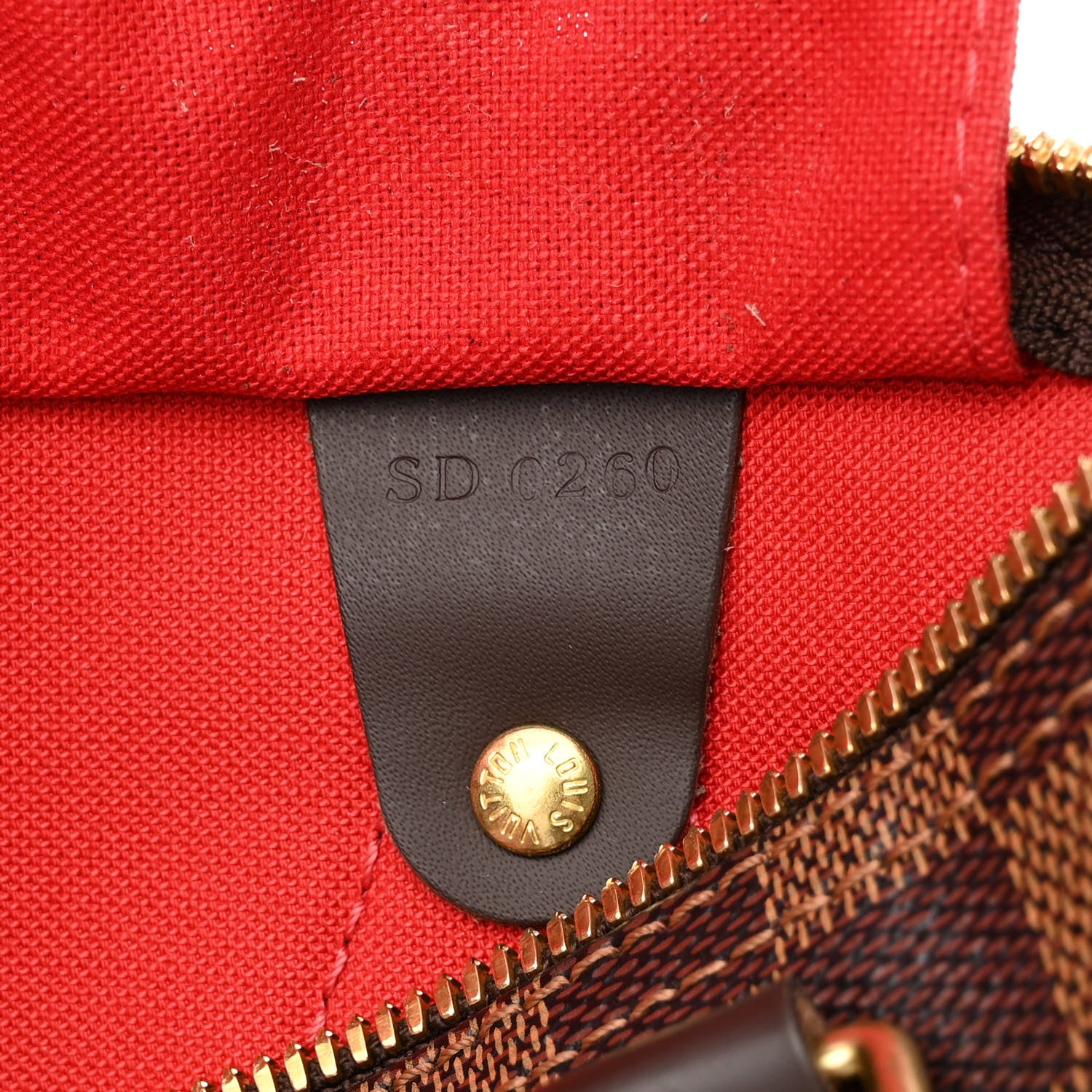 Louis Vuitton Damier Ebene Speedy Bandouliere 25 7 of 10