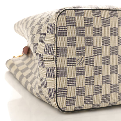 Louis Vuitton Damier Azur Neonoe MM Eau De Rose 7 of 12