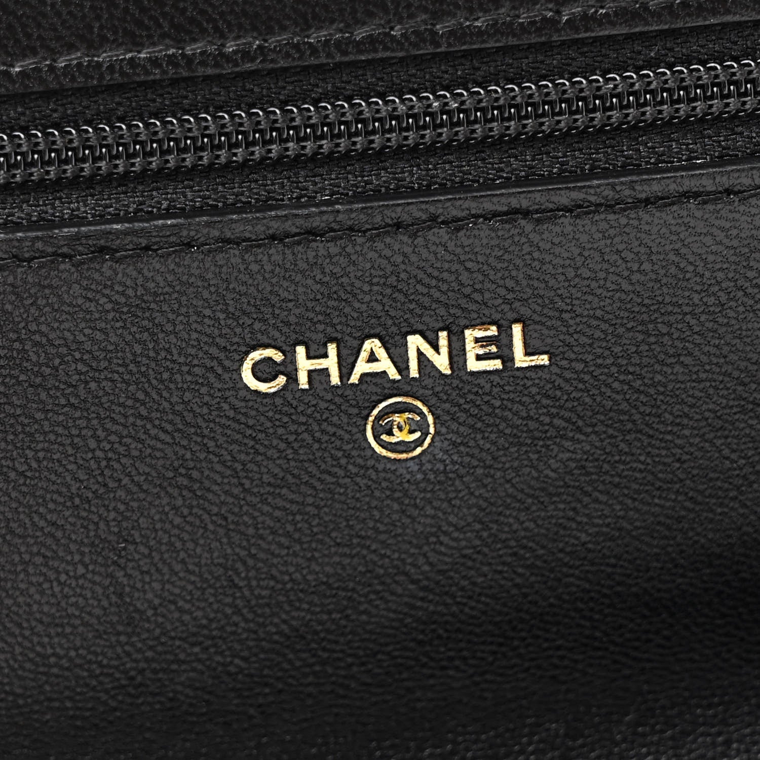 Chanel Lambskin Quilted Chanel 19 Wallet On Chain WOC Black 6 of 12