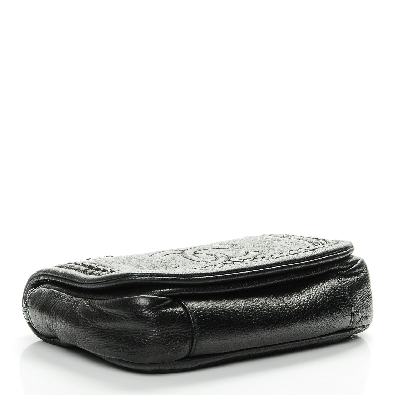 Chanel Deerskin Small Luxe Ligne Flap Black 4 of 7