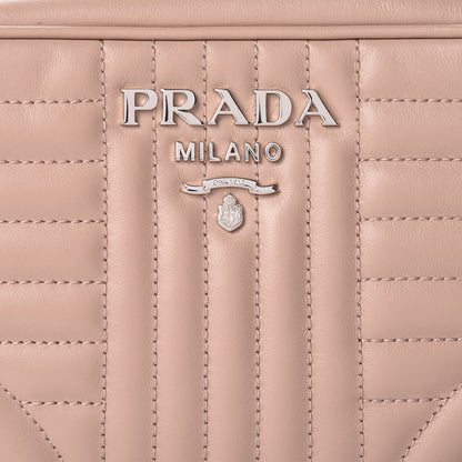 Prada Soft Calfskin Diagramme Crossbody Bag Cipria 8 of 10