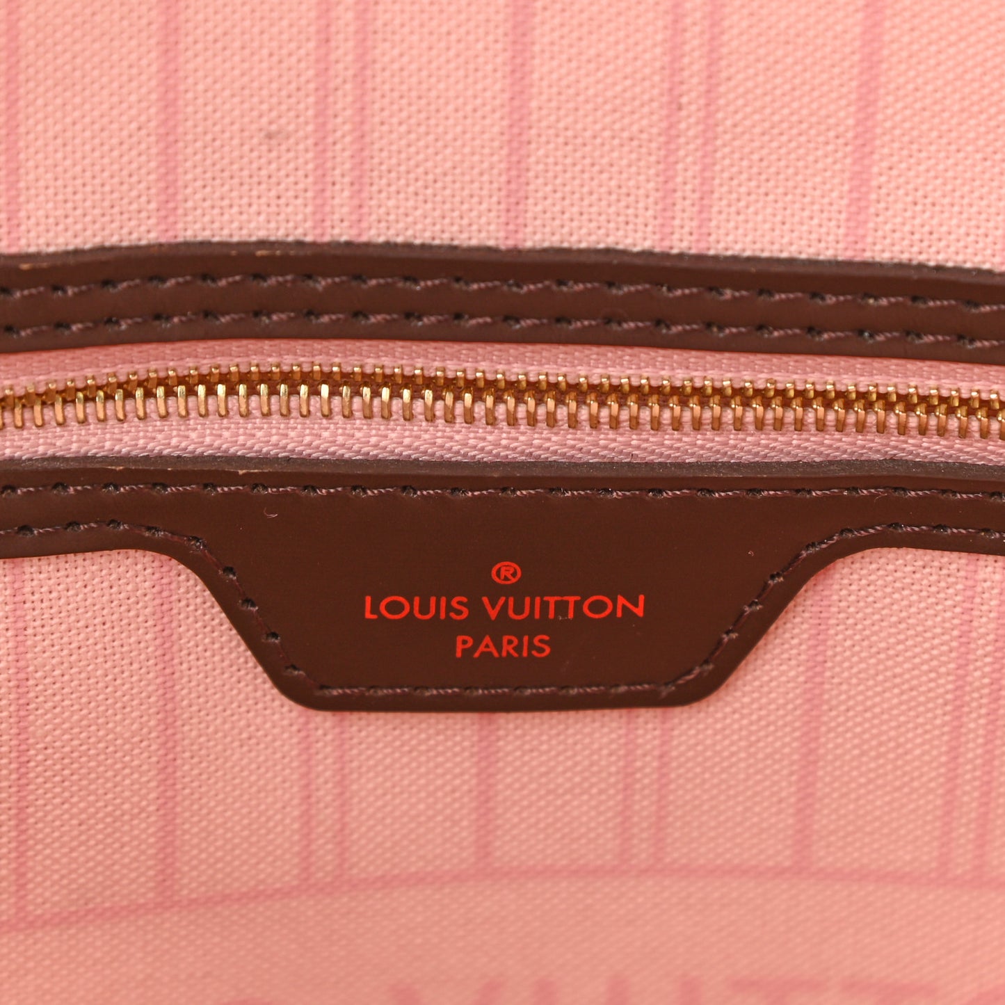 Damier Ebene Neo Neverfull MM Rose Ballerine