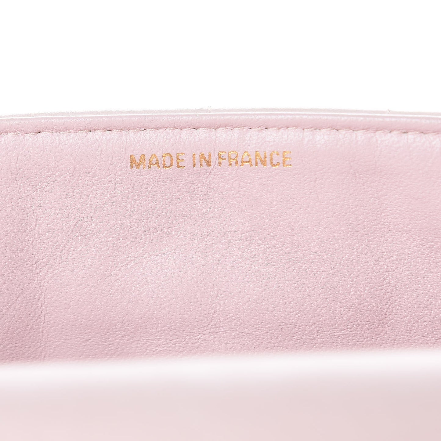 Lambskin East West Chocolate Bar Flap Pink