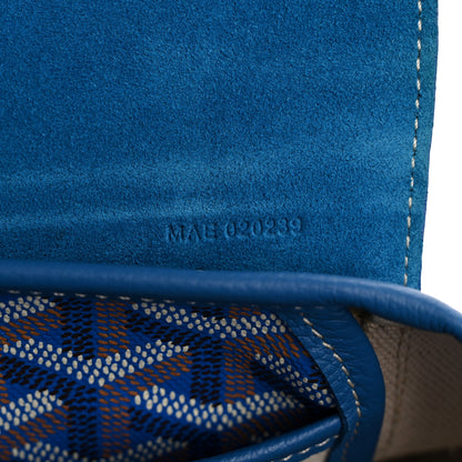Goyard Goyardine Calfskin Mini Alpin Backpack Sky Blue 7 of 14