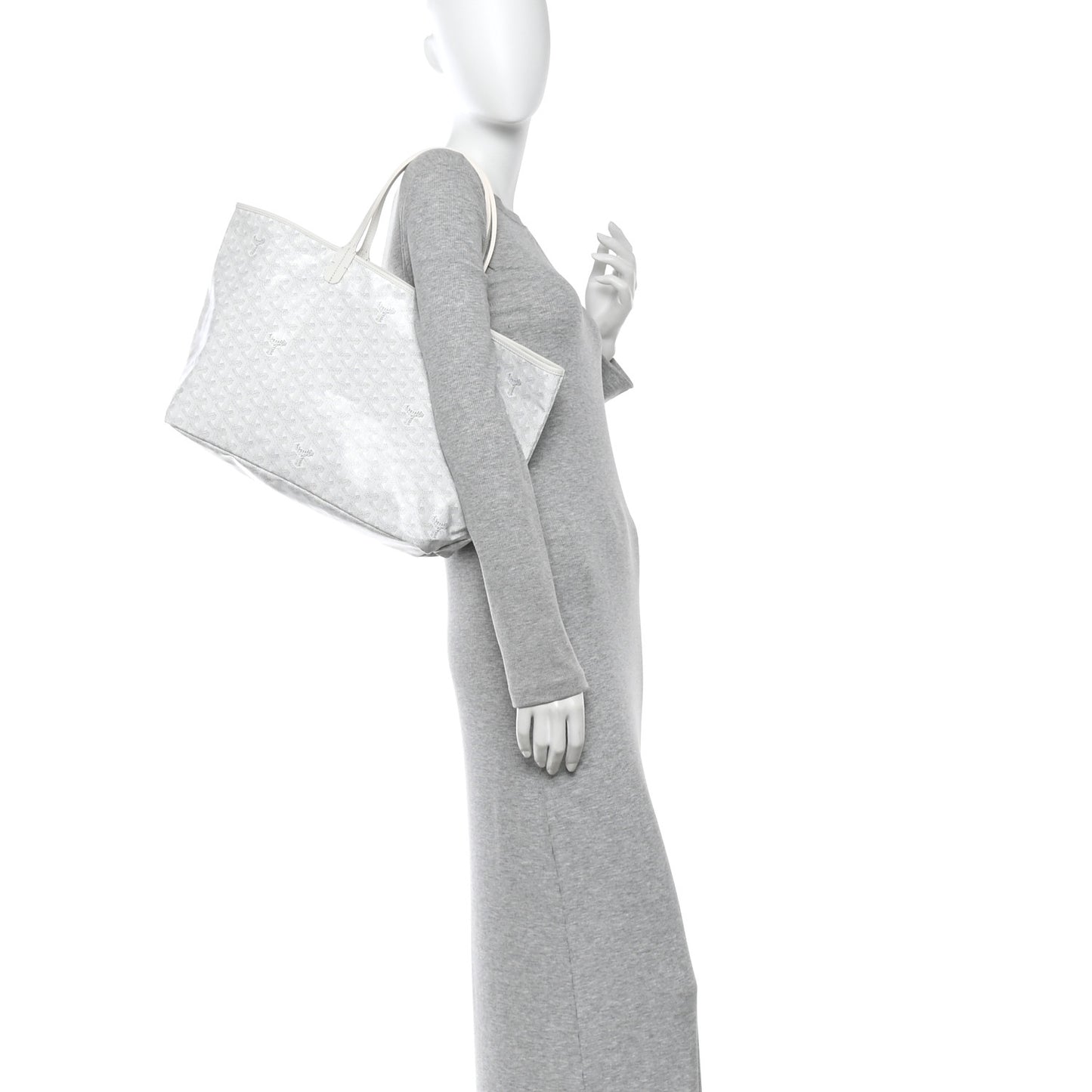 Goyardine Saint Louis PM White
