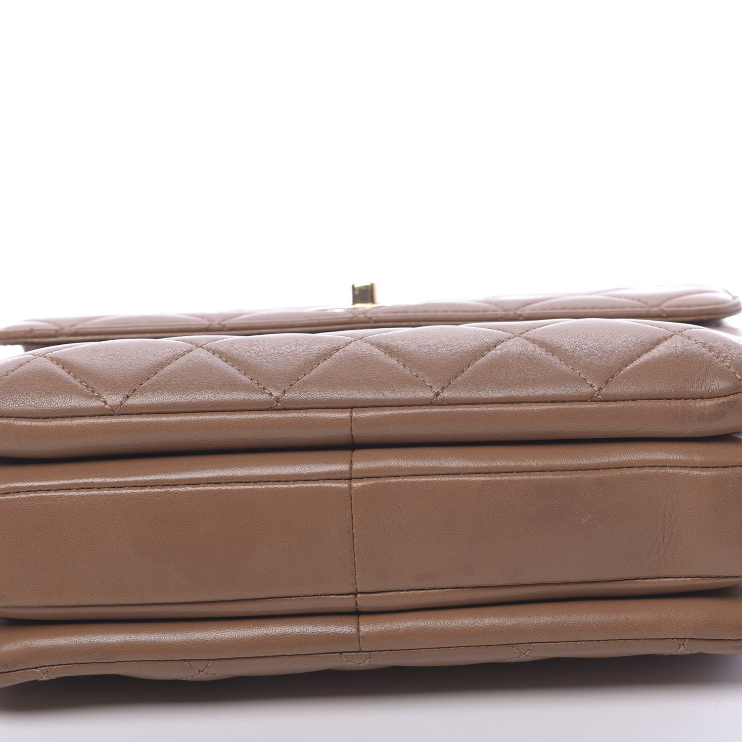 Chanel Lambskin Quilted Small Trendy CC Flap Dual Handle Bag Camel 11 of 13