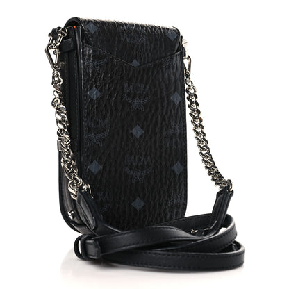MCM Visetos Mini Patricia Crossbody Pouch Black 3 of 8