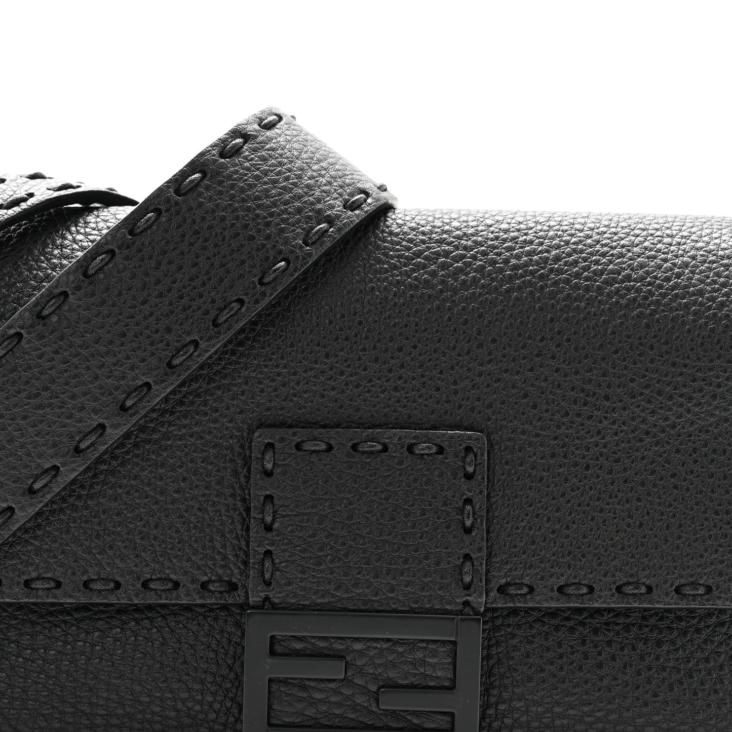 Cuoio Romano Selleria Baguette Black