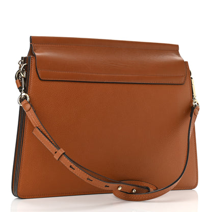 Chloe Calfskin Medium Faye Shoulder Bag Caramel 3 of 9