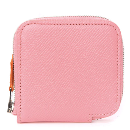 Hermes Epsom Silk'In Coin Purse Rose Confetti 1 of 7