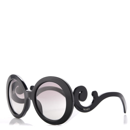 Prada Baroque Sunglasses SPR 27N Black 1 of 6