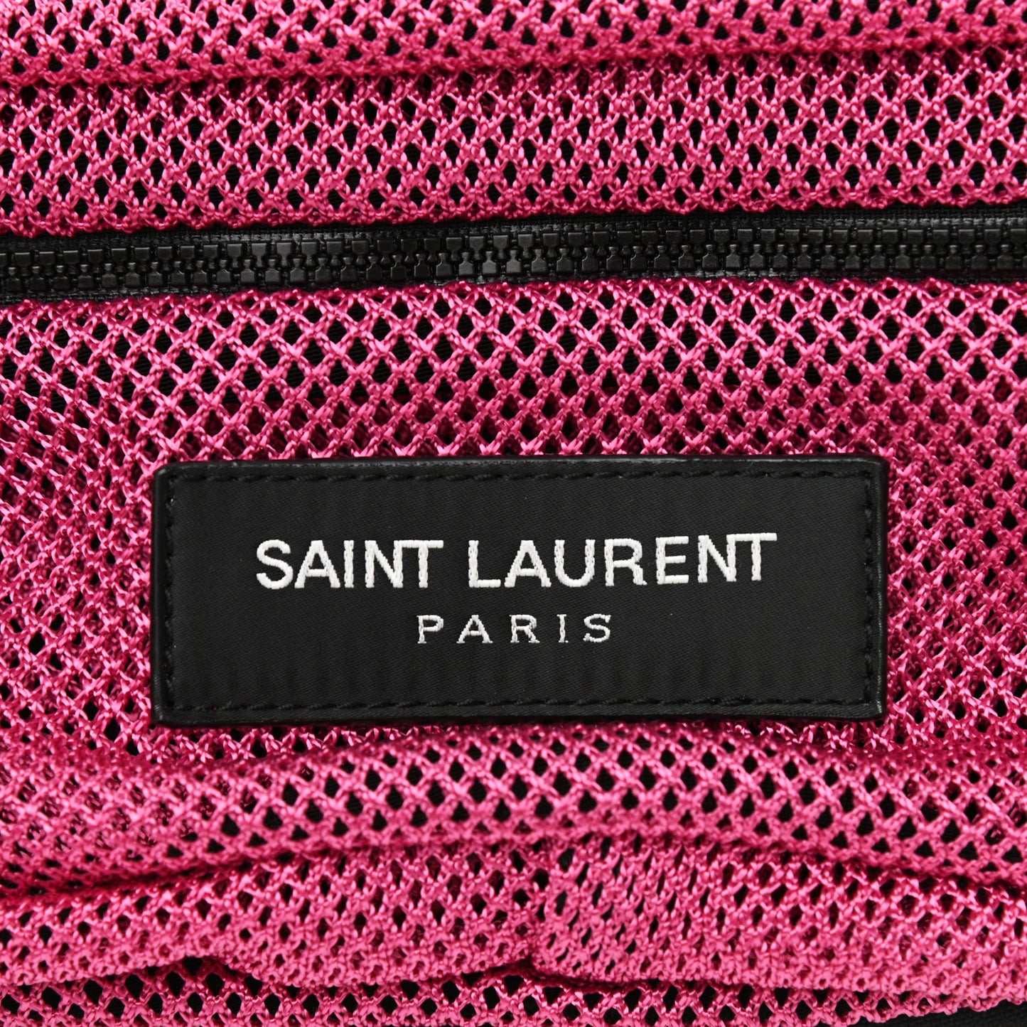 Nylon Mesh SLP Belt Bag Fuchsia