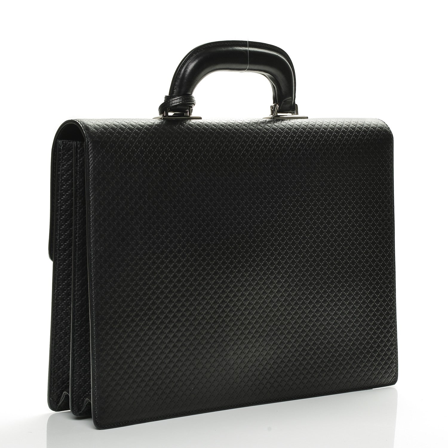 Gucci Diamante Double Gusset Briefcase Black 3 of 6