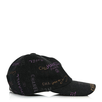 Chanel Denim Mood Cap Hat Black 4 of 8