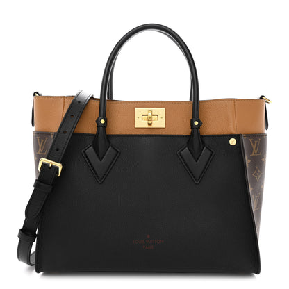 Louis Vuitton Calfskin Monogram On My Side Black 1 of 10