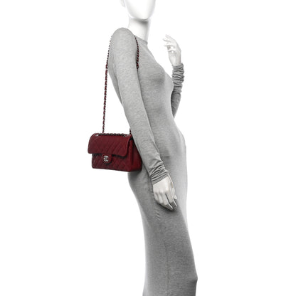 Chanel Caviar Quilted Small Double Flap Burgundy 2 of 11