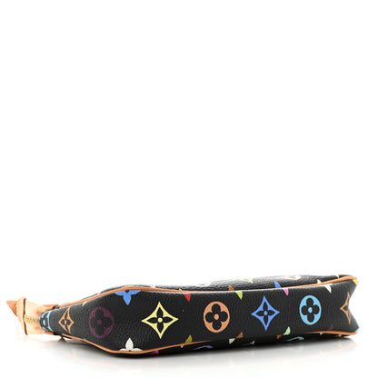 Louis Vuitton Monogram Multicolor Pochette Accessories Black 4 of 13