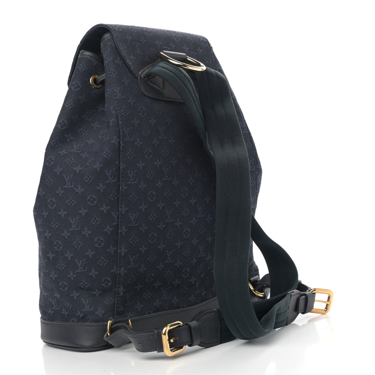 Mini Monogram Montsouris GM Backpack Blue