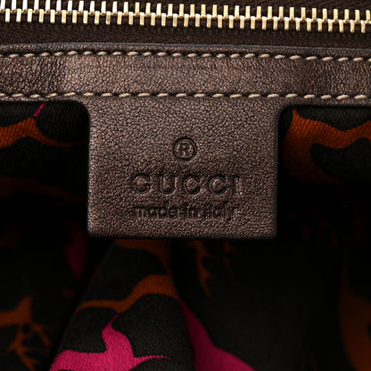 Gucci Monogram Mink Indy Small Top Handle Bag Metallic 6 of 10