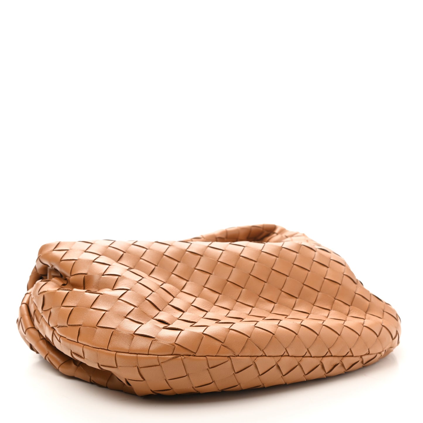 Nappa Intrecciato Teen Jodie Hobo Caramel