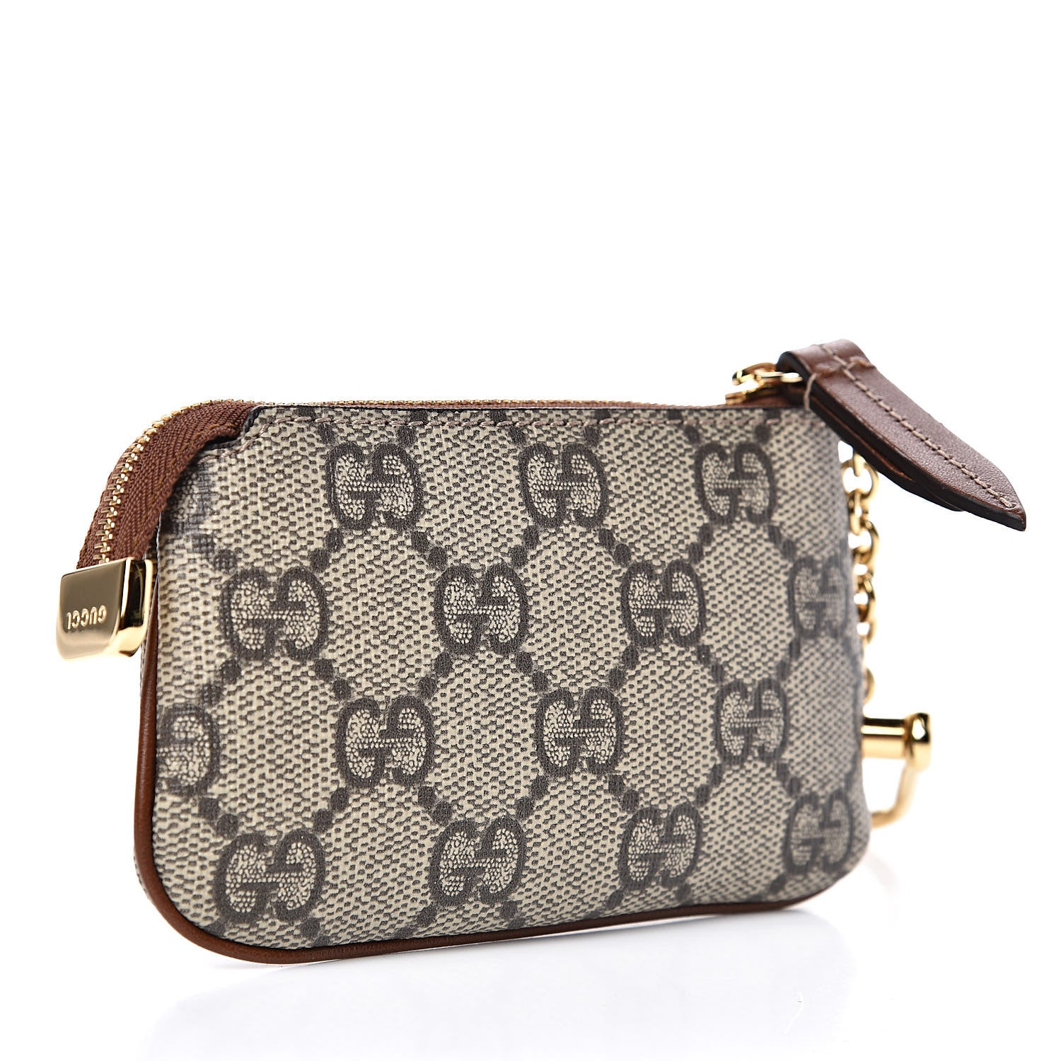 Gucci GG Supreme Monogram Key Case Brown 3 of 9