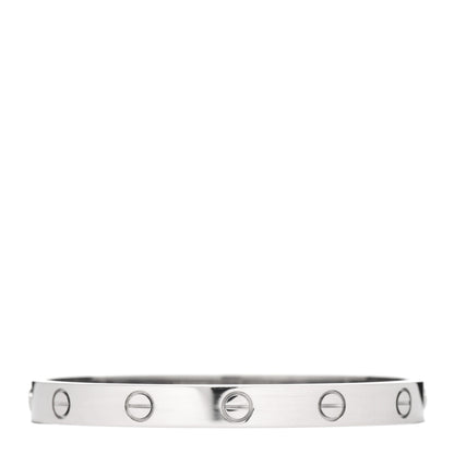 Cartier 18K White Gold LOVE Bracelet 16 3 of 4
