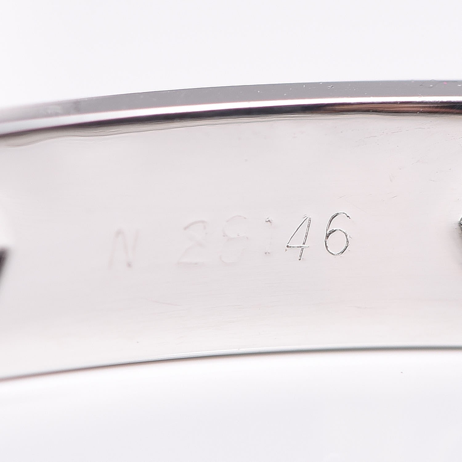 Cartier 18K White Gold 10 Diamond LOVE Bracelet 17 6 of 7