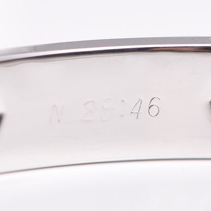 Cartier 18K White Gold 10 Diamond LOVE Bracelet 17 6 of 7