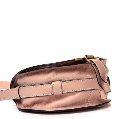 Chloe Calfskin Mini Marcie Round Crossbody Bag Blush Nude 3 of 4