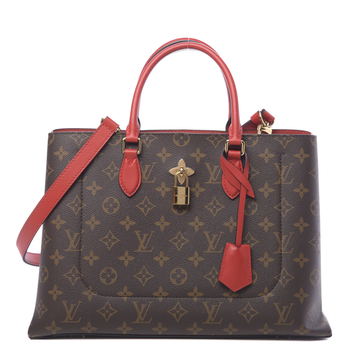 Louis Vuitton Monogram Flower Tote Coquelicot 1 of 15