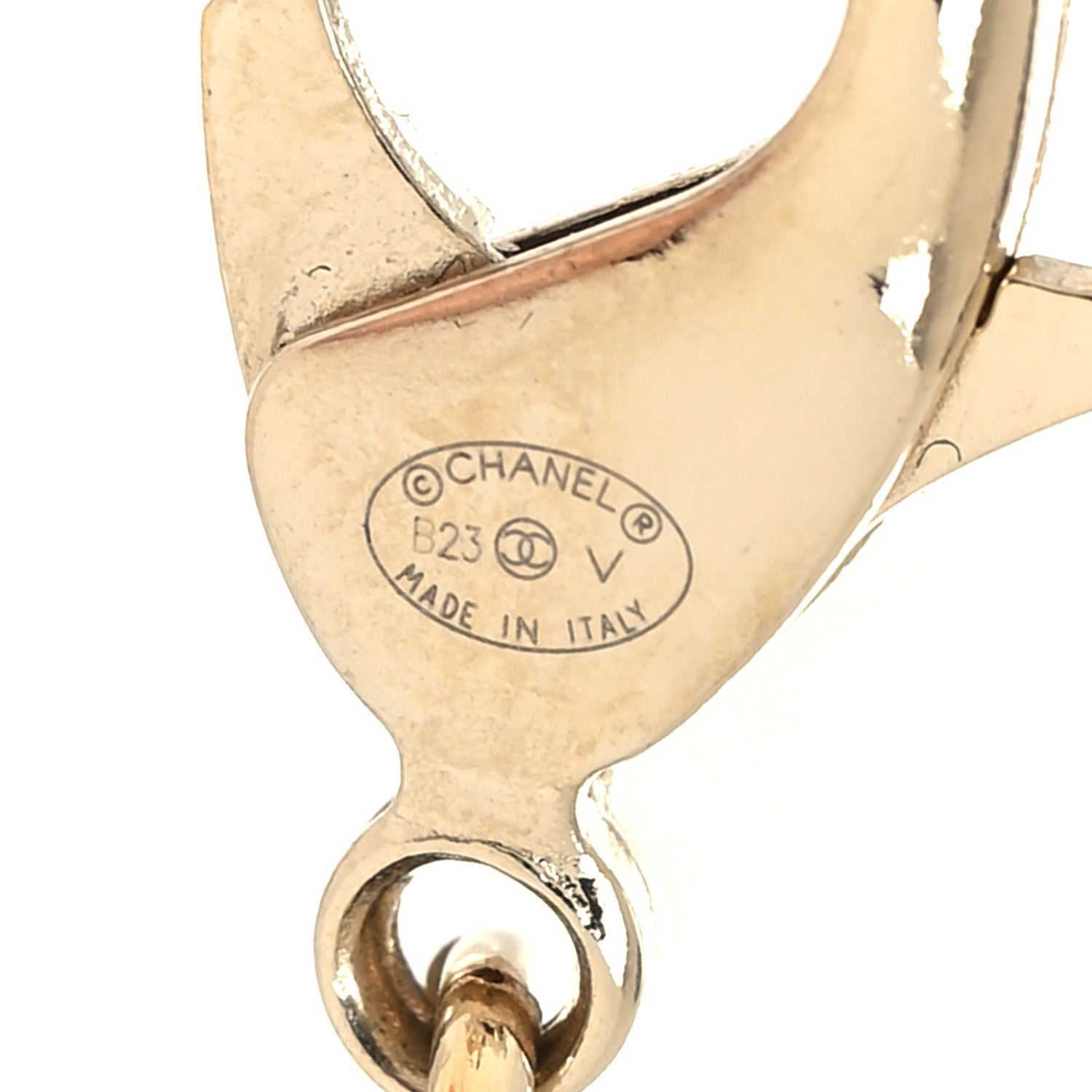 Chanel Crystal Chain CC Link Choker Gold Silver 5 of 5