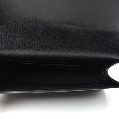 Saint Laurent Grain De Poudre Classic Monogram Kate Clutch Black 5 of 7