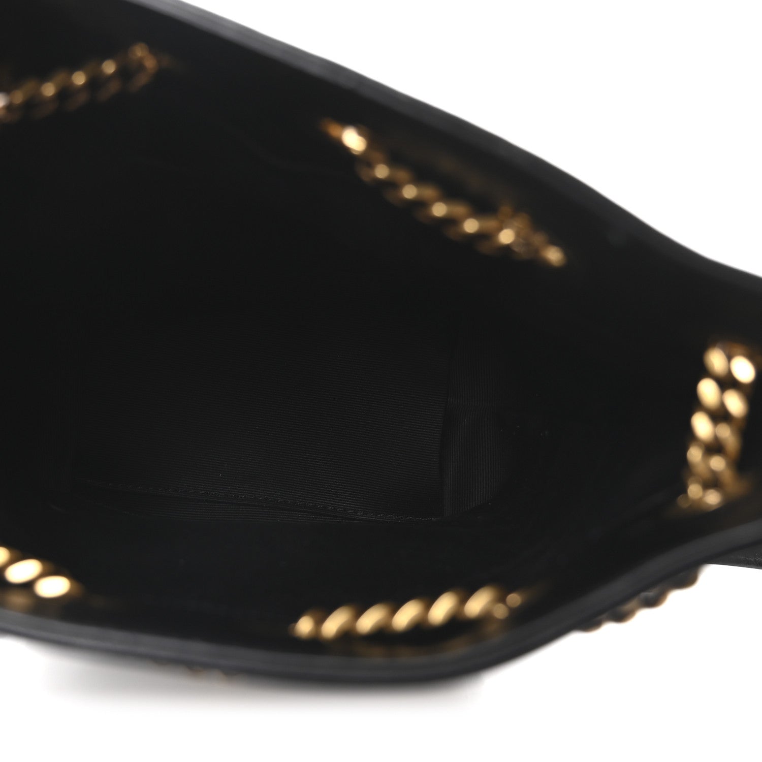 Saint Laurent Lambskin Matelasse Monogram Joe Nano Bucket Bag Black 5 of 10