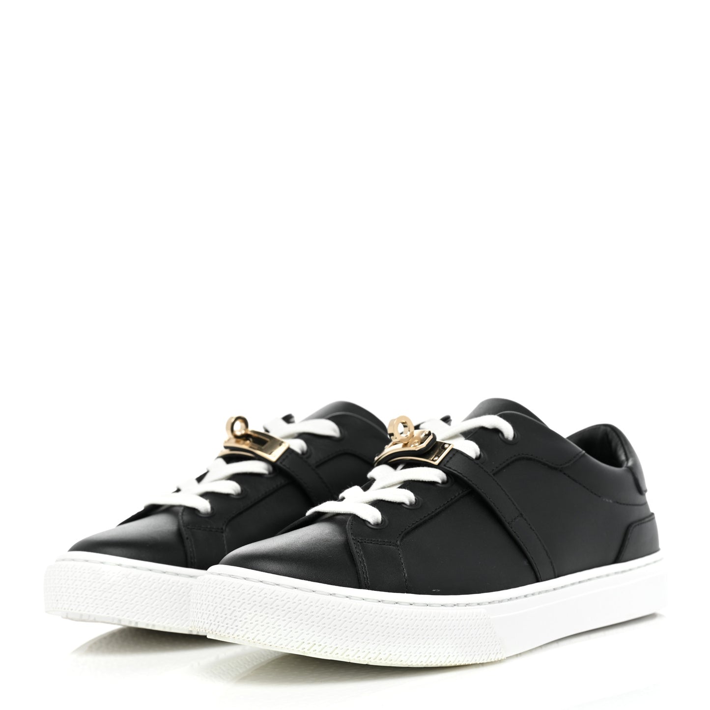 Calfskin Day Sneakers 37 Black