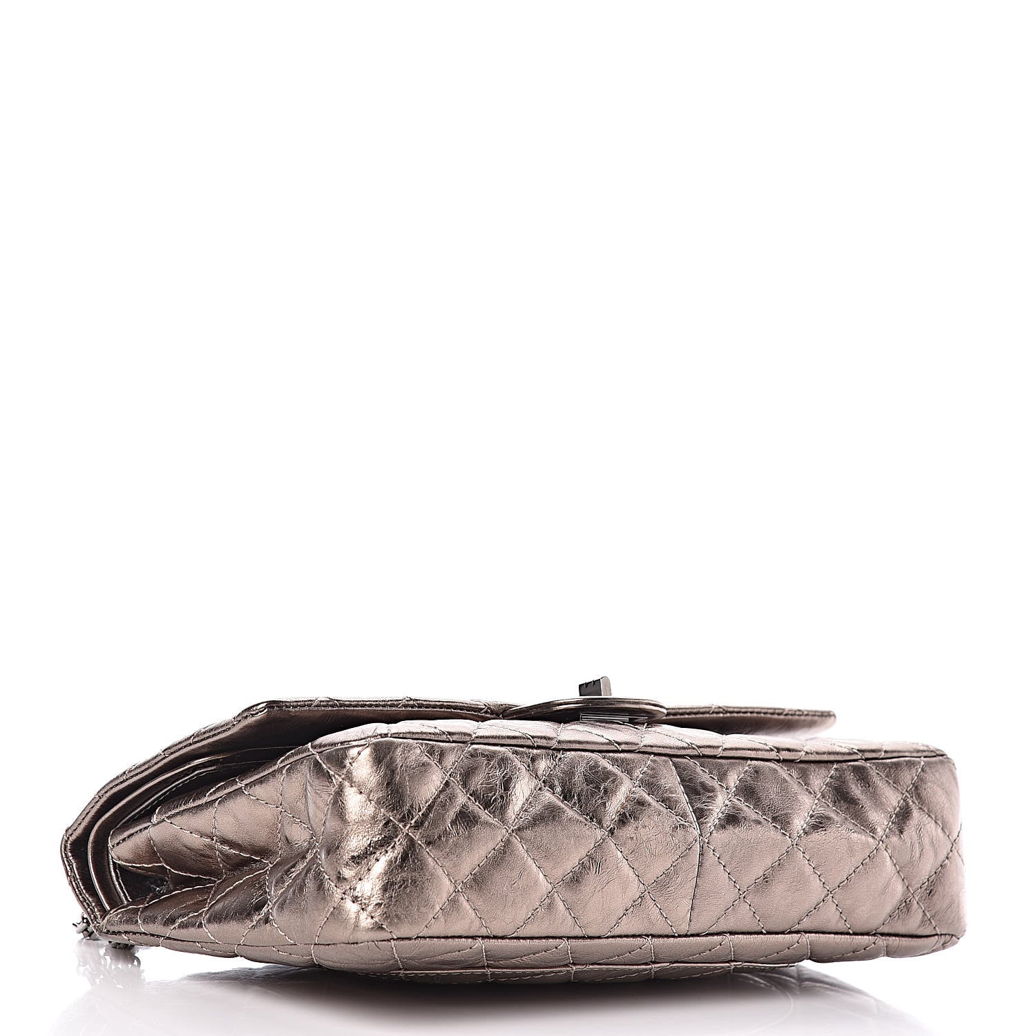 Chanel Metallic Aged Calfskin Quilted 2.55 Reissue 226 Flap Pewter 4 of 13