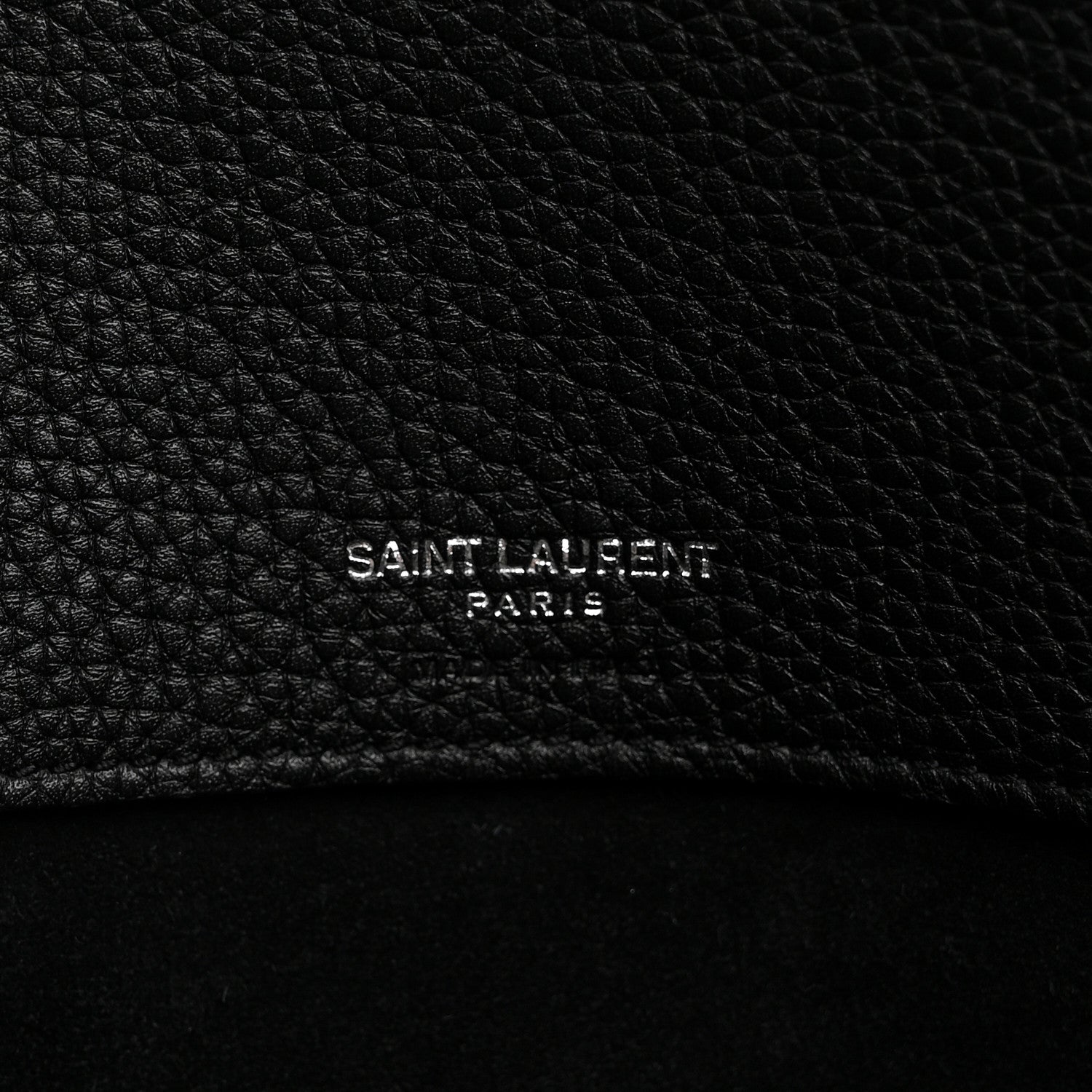 Saint Laurent Grained Calfskin Large Souple Sac De Jour Black 7 of 15