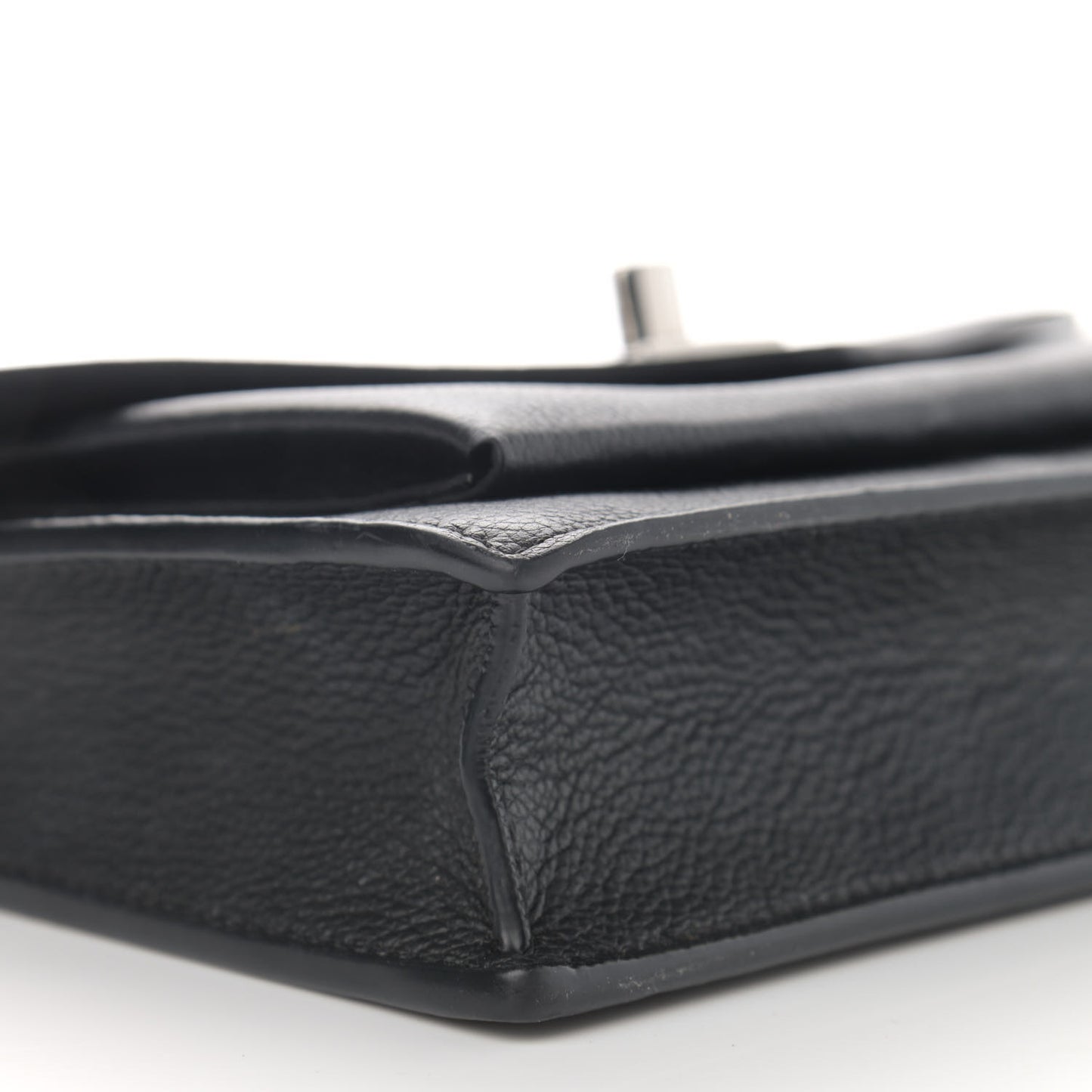 Soft Calfskin My Lockme Chain Pochette Black