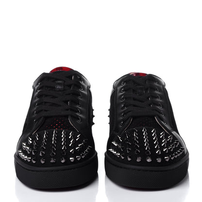 Christian Louboutin Suede Mens Seavaste 2 Orlato Flat Sneakers 42 Black 2 of 14