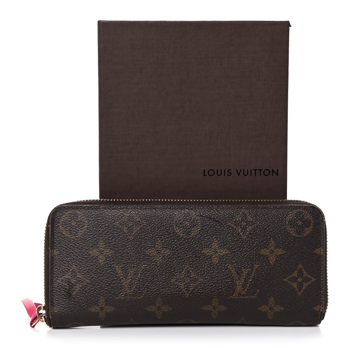 Monogram Clemence Wallet Fuchsia