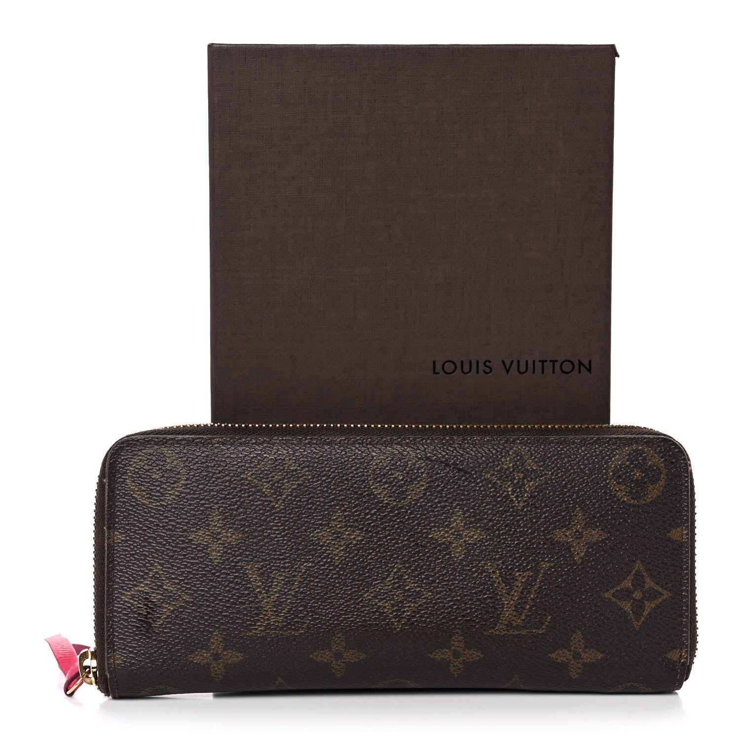 Louis Vuitton Monogram Clemence Wallet Fuchsia 15 of 15
