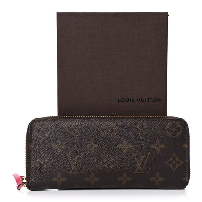 Louis Vuitton Monogram Clemence Wallet Fuchsia 15 of 15
