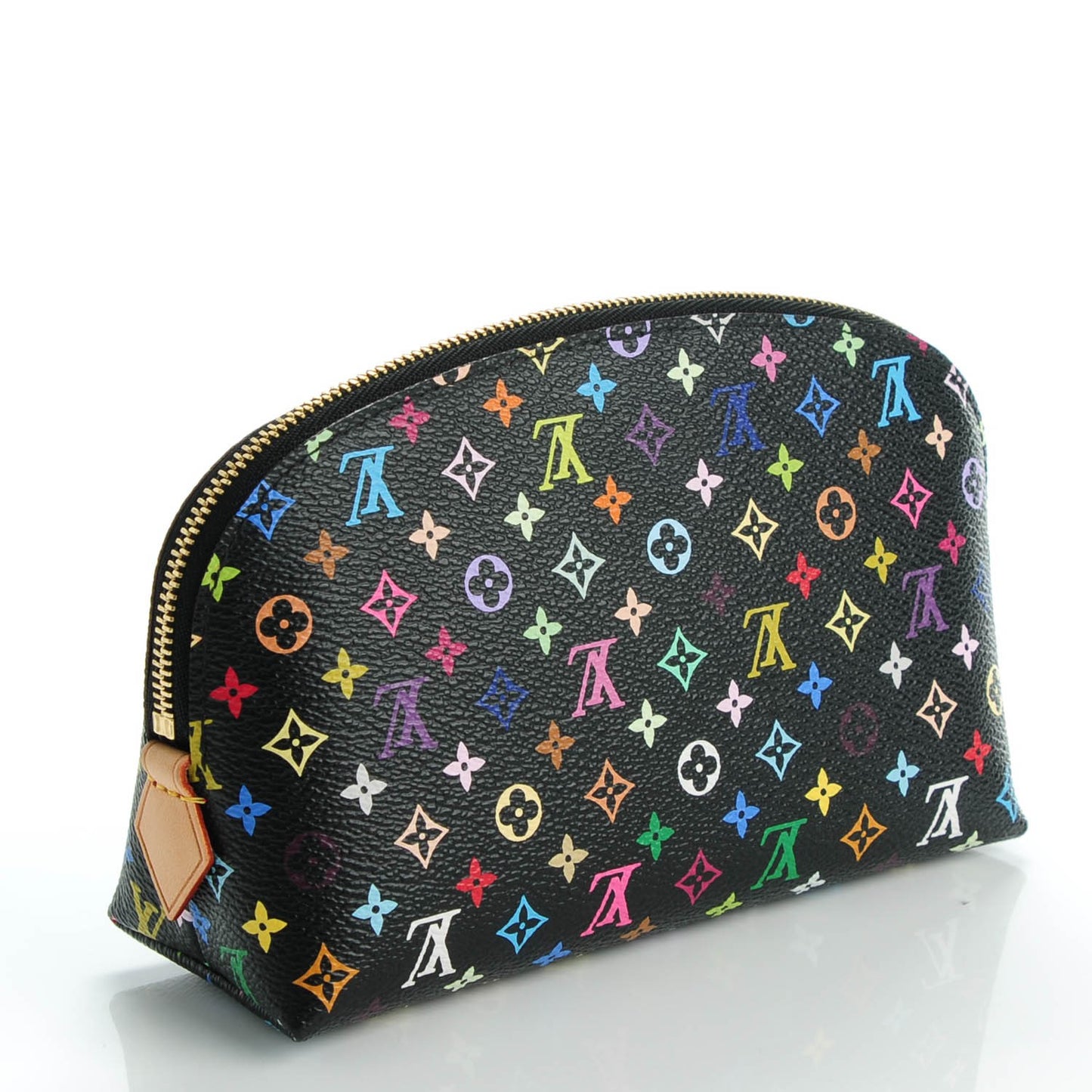Monogram Multicolor Cosmetic Pouch Black Grenade