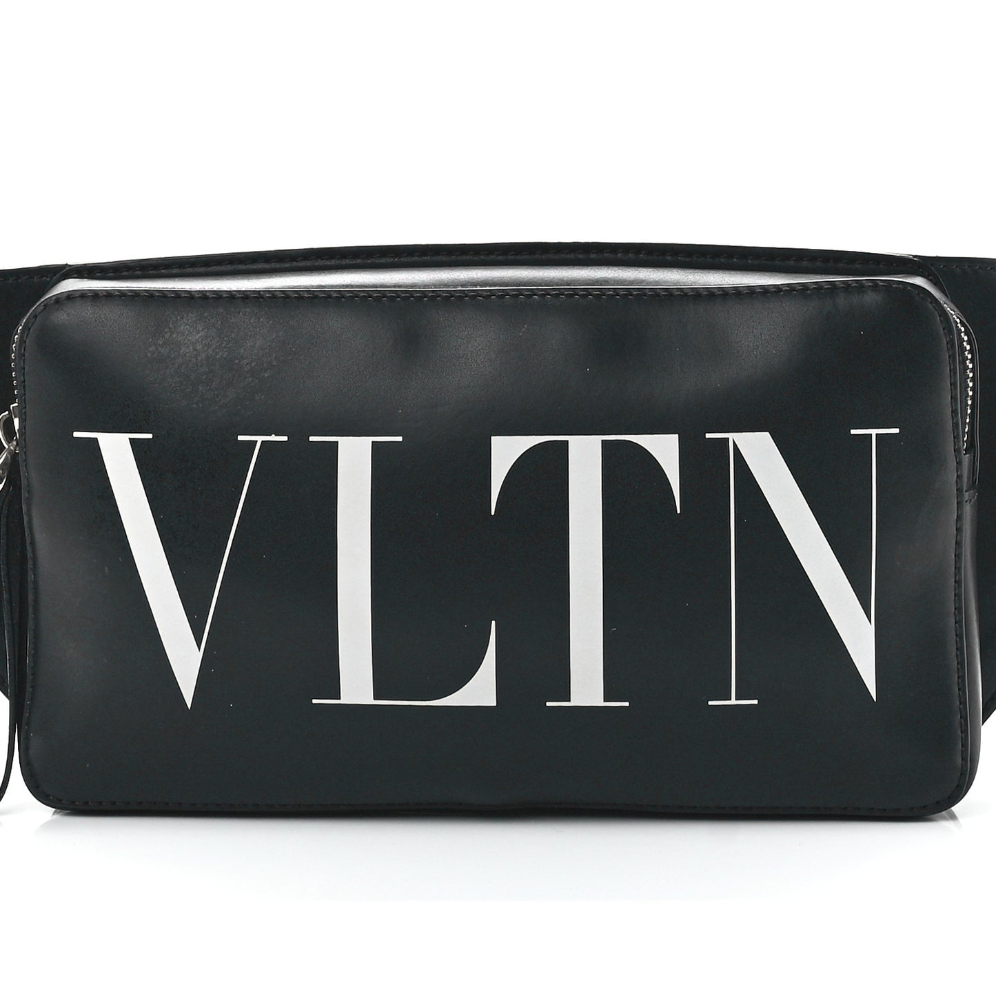 Calfskin VLTN Belt Bag Black White