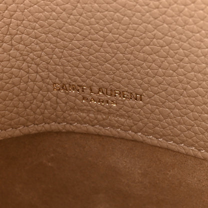 Saint Laurent Grained Calfskin Small Supple Sac De Jour Dark Beige 6 of 9