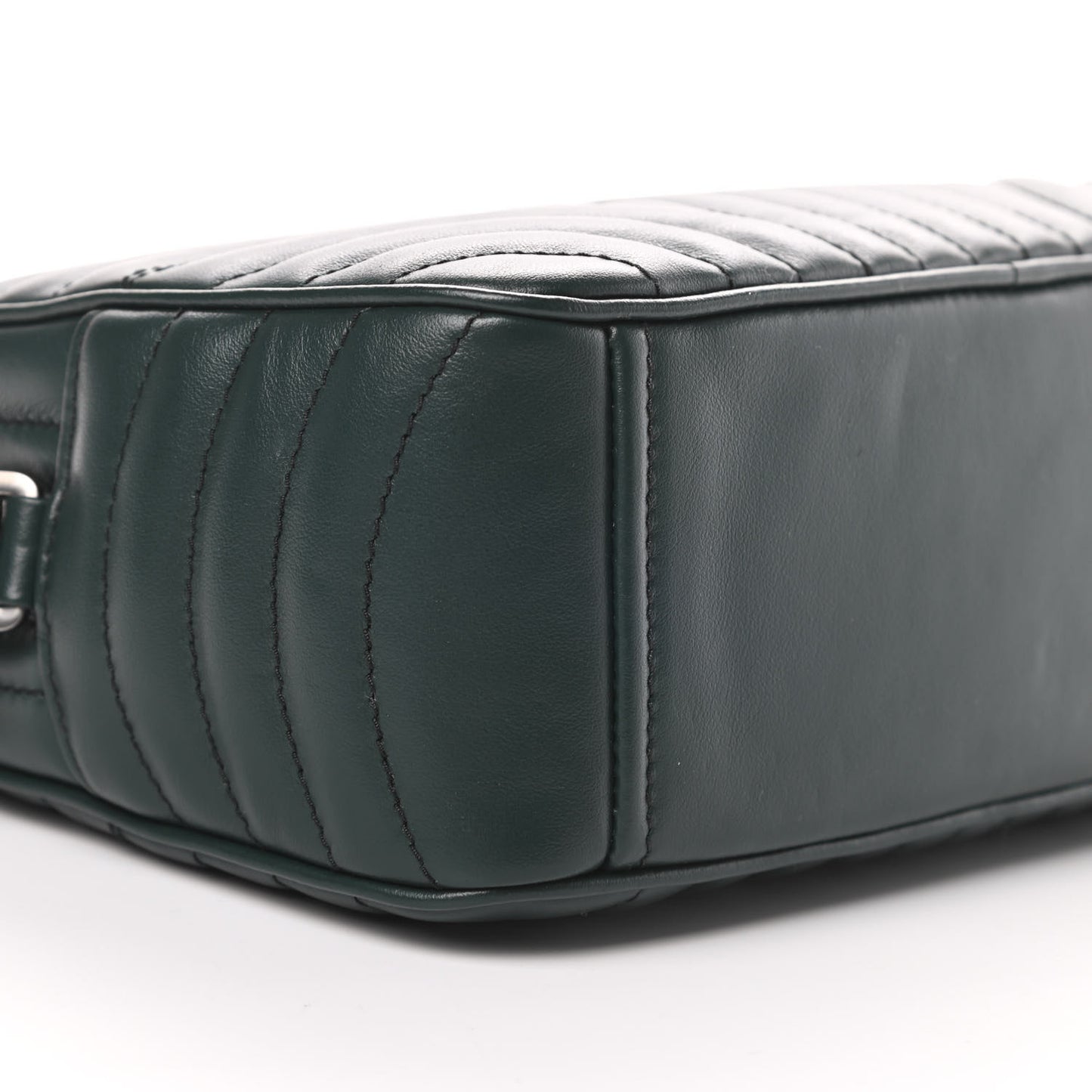 Soft Calfskin Diagramme Crossbody Bag Smeraldo