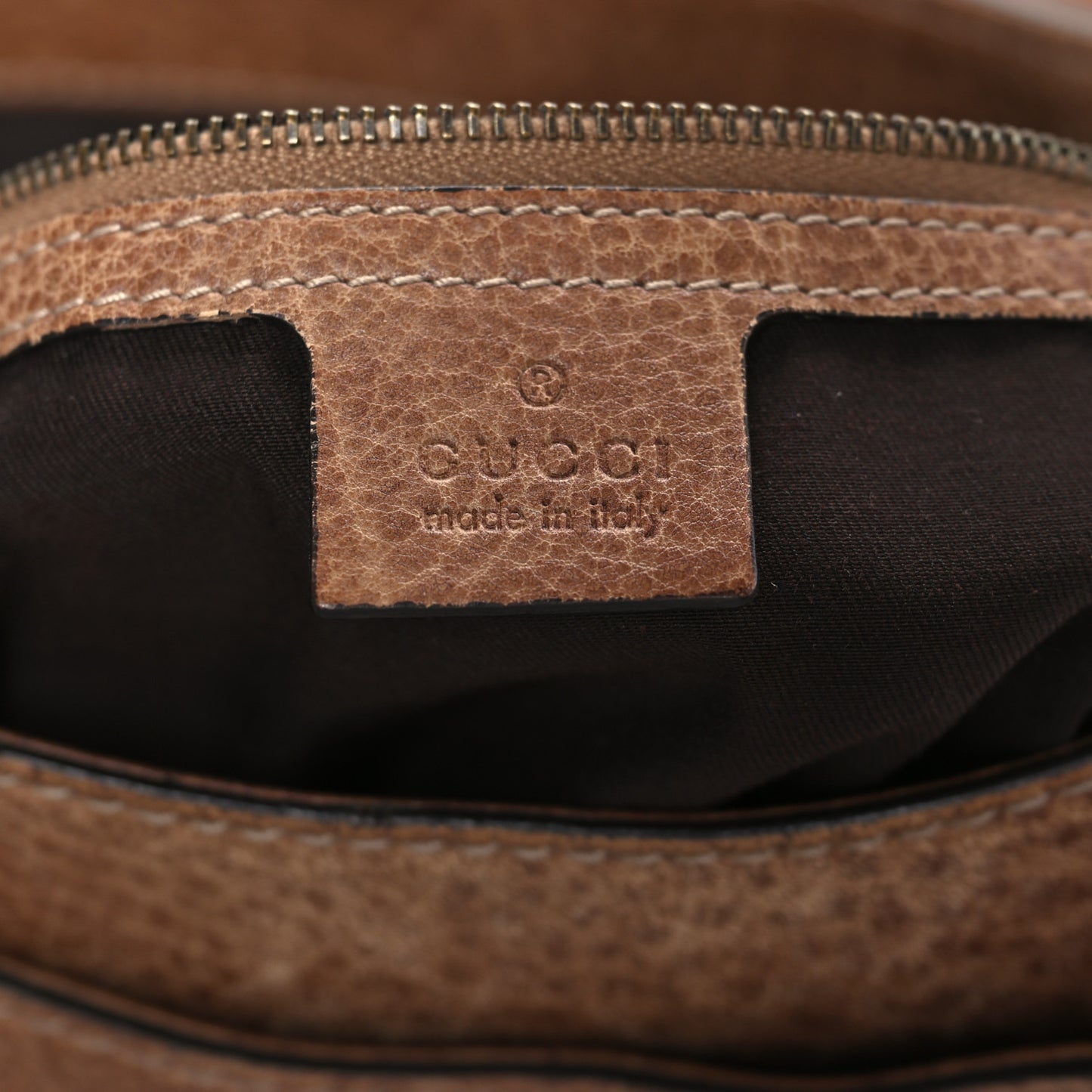 Libeccio Large New Pelham Shoulder Bag Brown